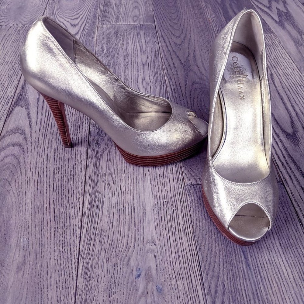 Cole Haan Nike Air Peep Toe Mary Jane Pump